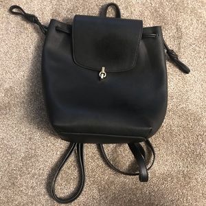 Topshop mini backpack top shop black